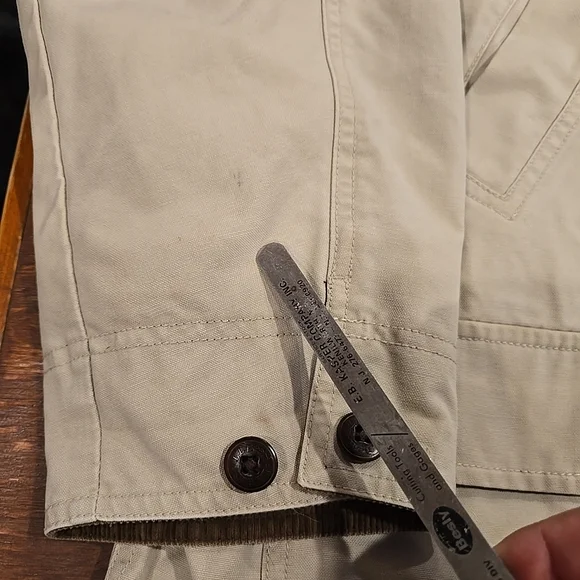 L.L. Bean Women's 2x Chore Coat Jacket Brown Corduroy Vintage - Picture 9 of 16